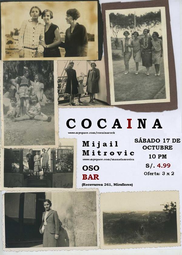 Cocaina y Mijail en el Oso Bar