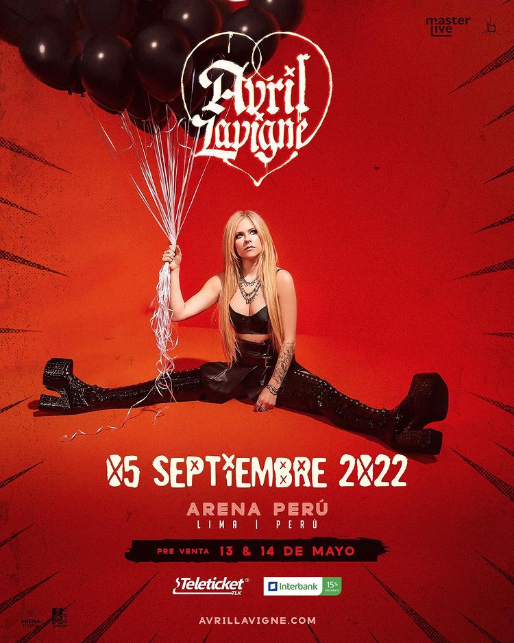 Avril Lavigne en Lima 2022