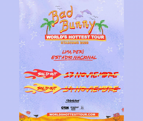 Bad Bunny en Lima 2022
