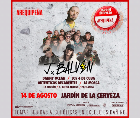 J Balvin Arequipa 2022