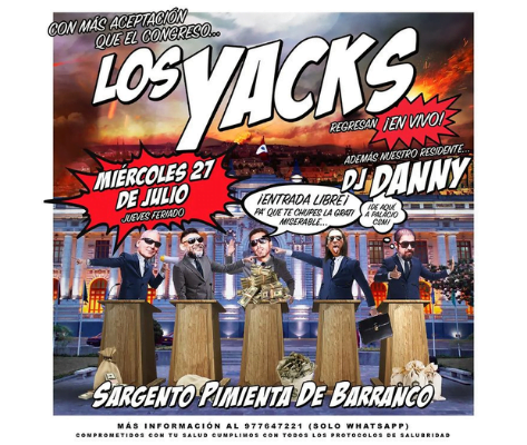 Los Yacks Sargento Pimienta 2022