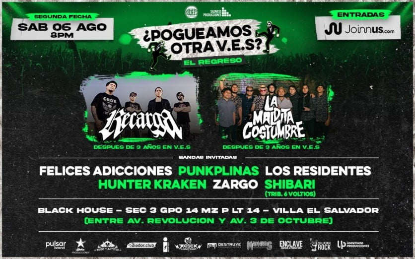 poguamos otra vez recarga maldita costumbre concierto