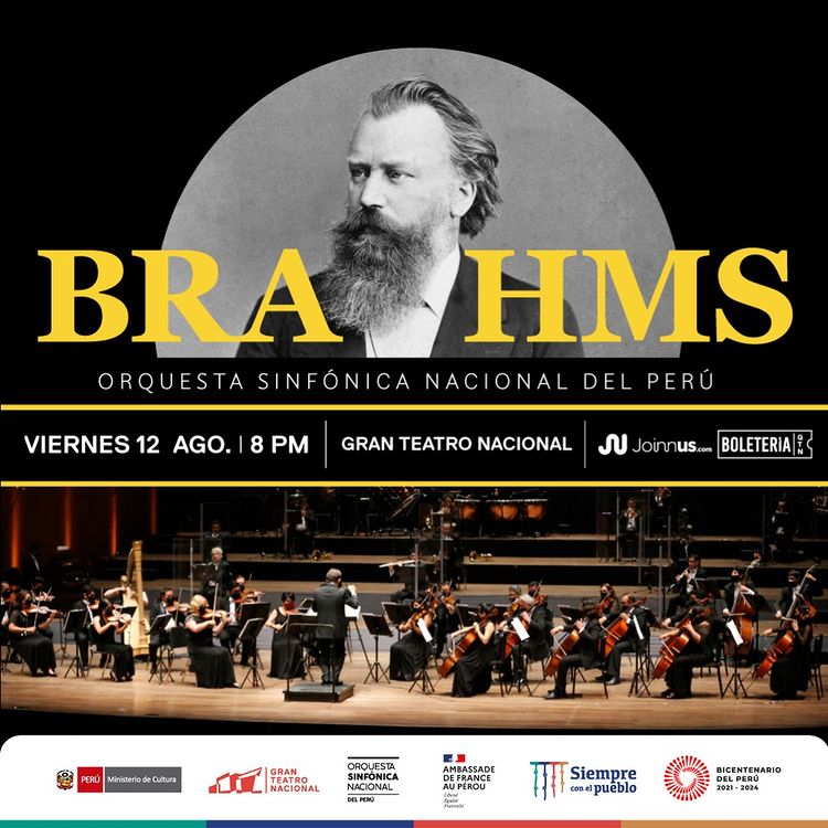 Brahms Gran Teatro nacional Peru