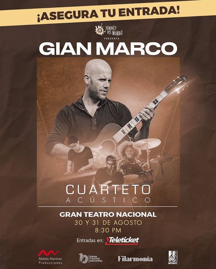 Gianmarco Gran Teatro Nacional acustico