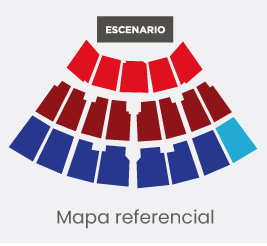 Mapa referencial Teleticket