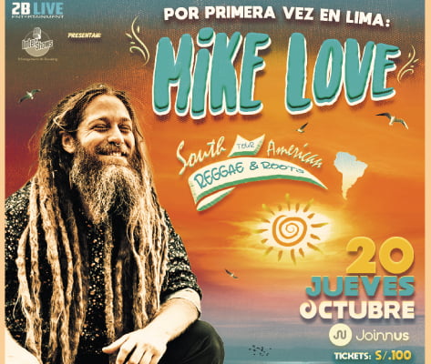 MIKE LOVE POR PRIMERA VEZ EN EL PERÚ