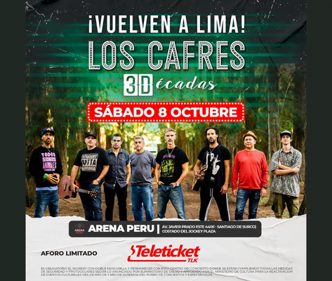 Los Cafres en Lima 2022