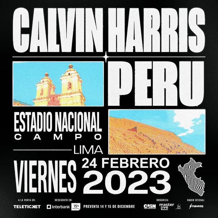 Calvin Harris en Lima 2023