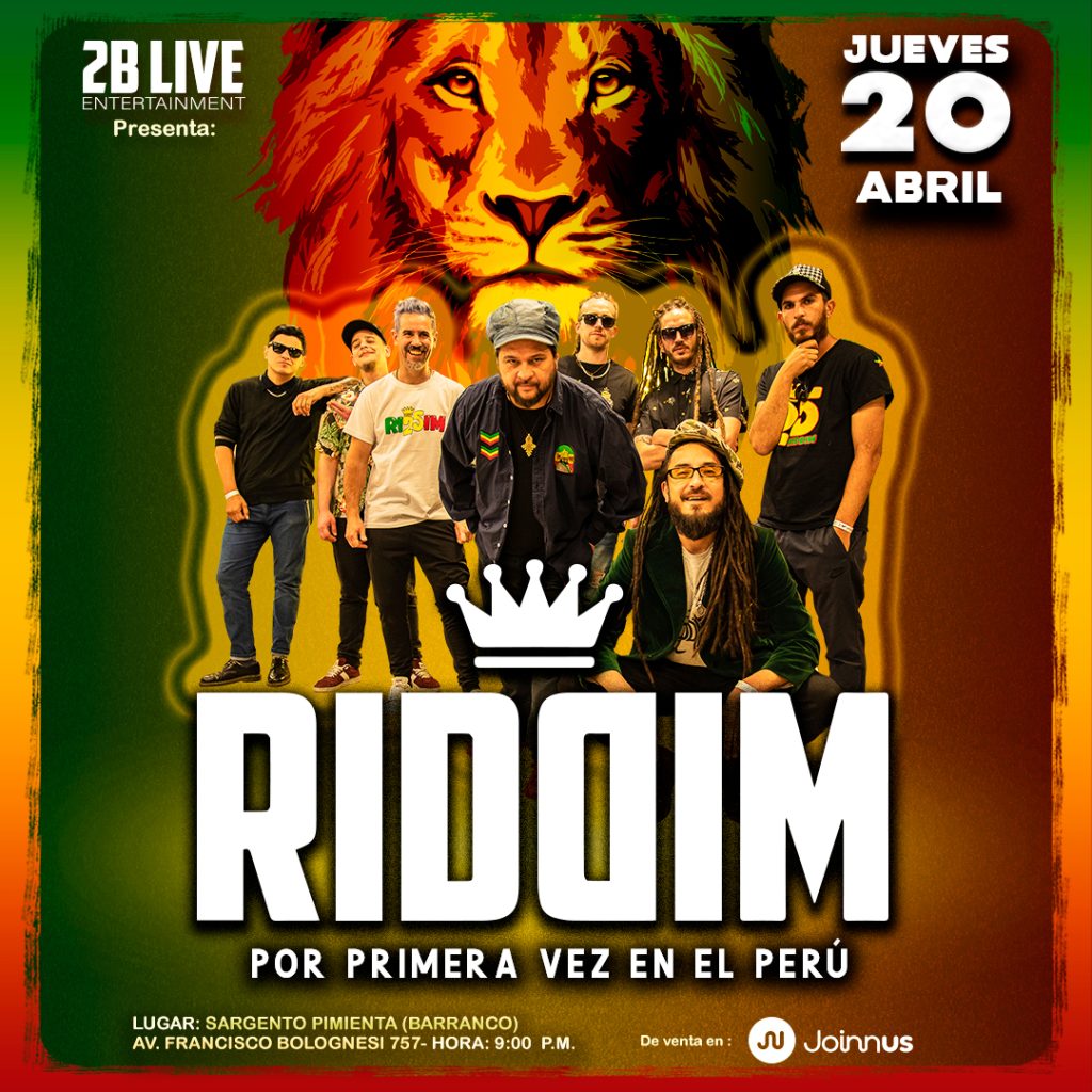 RIDDIM POR PRIMERA VEZ EN PERÚ