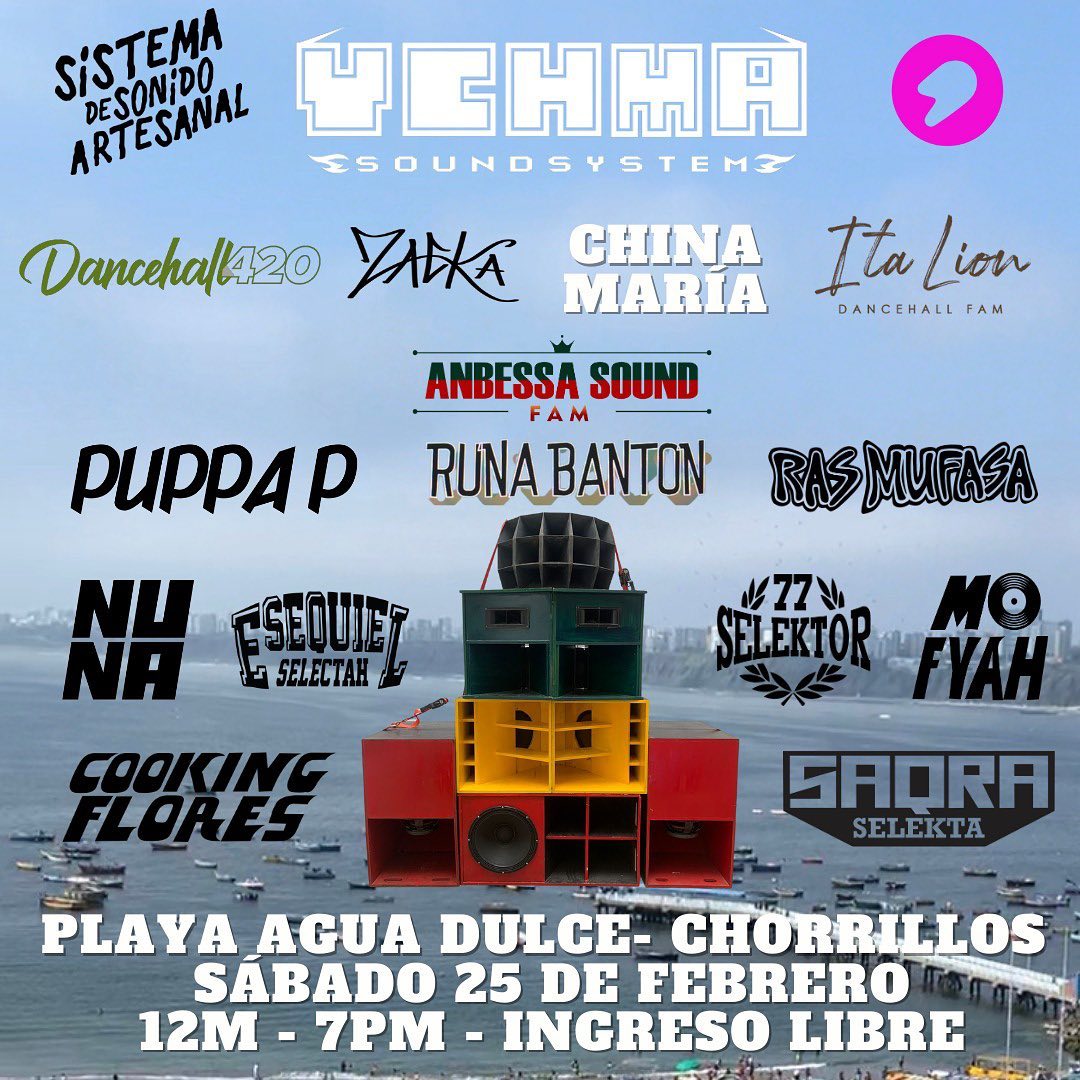 Ychma Sound System lanza crowdfunding en la playa Agua Dulce Chorrillos