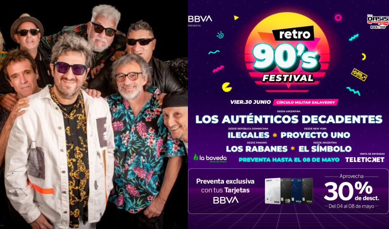 Los Autenticos Decadentes en Lima 2023 boxes y precios de entradas