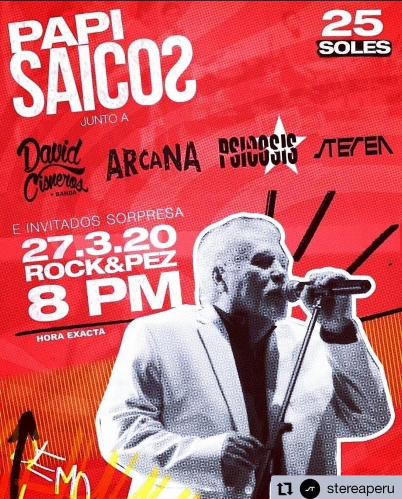 Show cancelado de Sterea en Pandemia