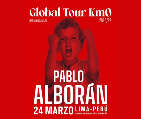 Banner Pablo Alboran en Lima 2026
