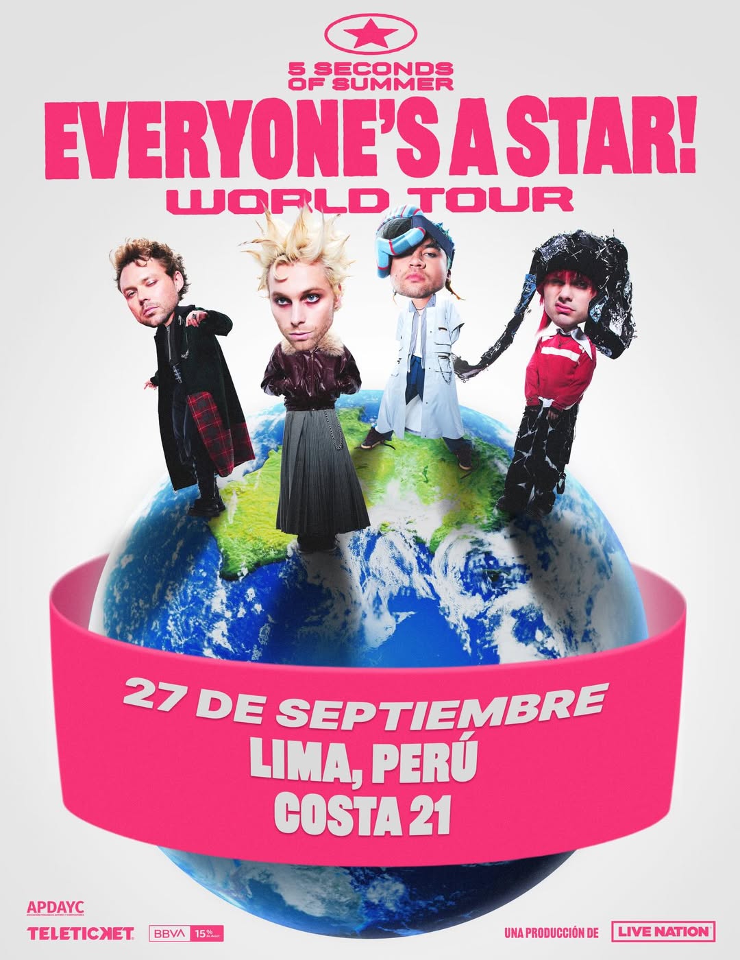 5 seconds of summer en Lima-Perú