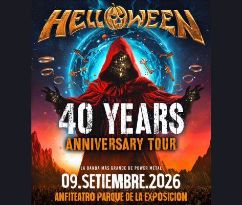 Banner de Helloween en Lima 2026