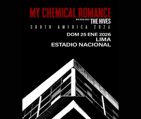 Banner My Chemical Romance en Lima 2026