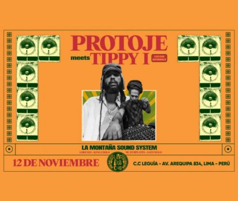Banner de Protoje Meets Tippy I en Lima 2026