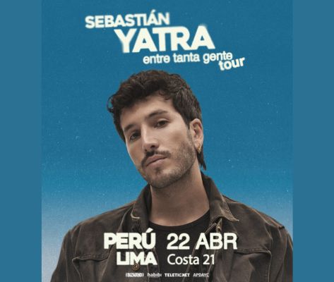 Banner Sebastian Yatra en Lima 2026