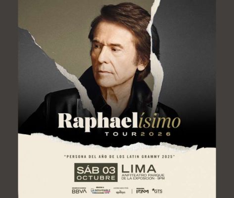 Raphael en Lima 2026 entradas