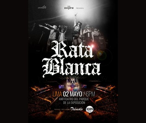 Banner Rata Blanca en Lima 2026