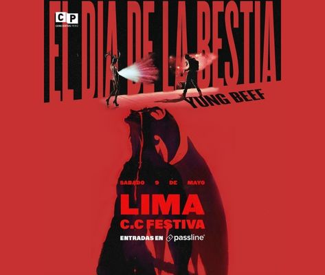 Banner Yung Beef en Lima 2026