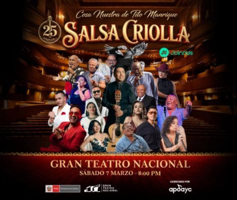 Banner Cosa Nuestra de Tito Manrique en Lima 2026