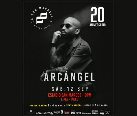 Banner Arcángel en Lima 2026