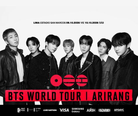 Banner BTS en Lima 2026