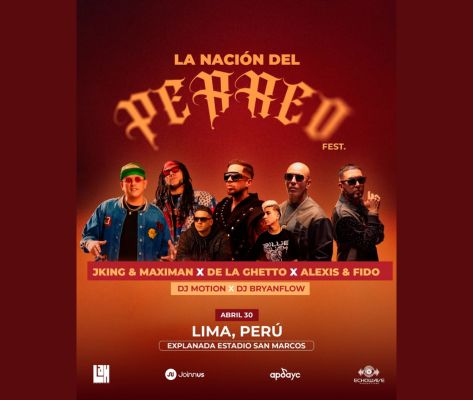 Banner La Nacion del Perreo en Lima 2026