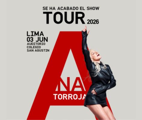 Banner Ana Torroja en Lima 2026