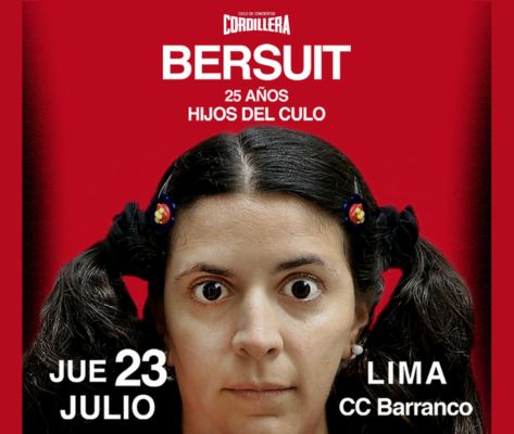 Banner Bersuit Vergarabat en Lima 2026