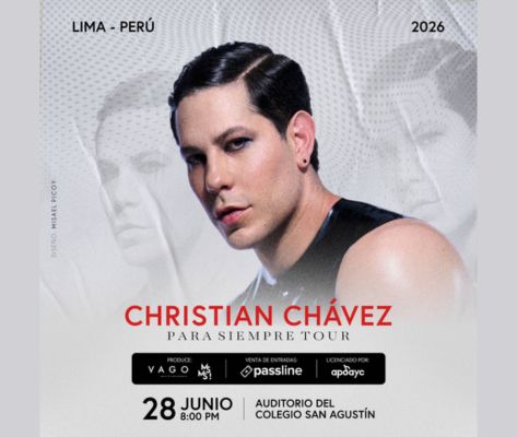 Banner Christian Chavez en Lima 2026