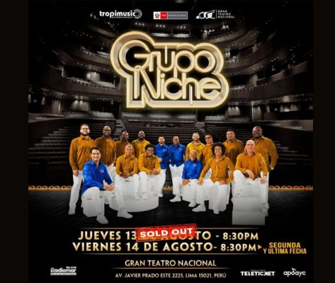 Banner Grupo Niche en Lima 2026