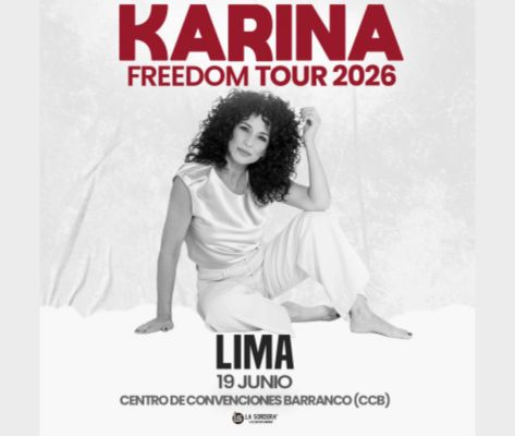 Banner Karina en Lima 2026