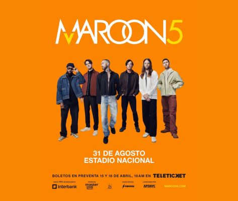 Banner Maroon 5 en Lima 2026