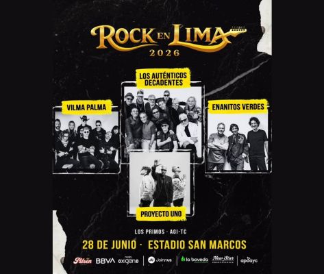 Banner Festival Rock en Lima 2026