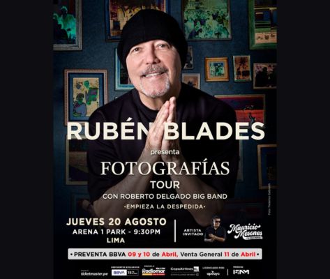 Banner Rubén Blades en Lima 2026