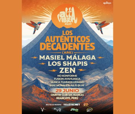 Banner Alta Vibra Fest en Huancayo 2026