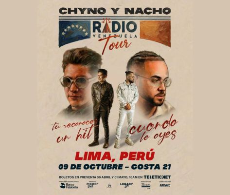 Banner Chyno y Nacho en Lima 2026