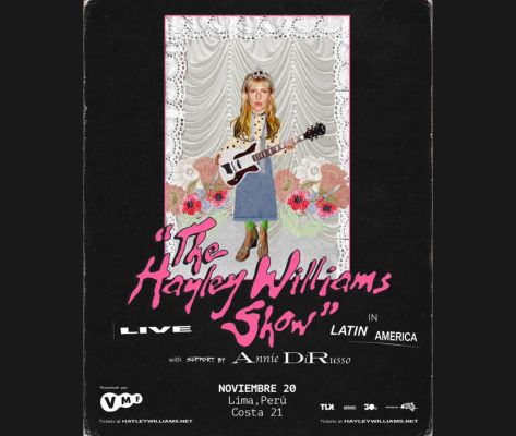 Banner The Hayley Williams Show en Lima 2026