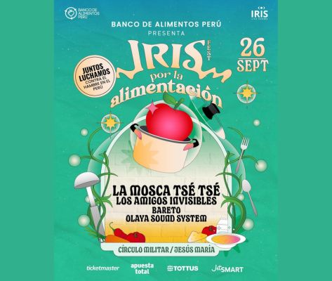 Banner Iris Fest por la Alimentación en Lima 2026