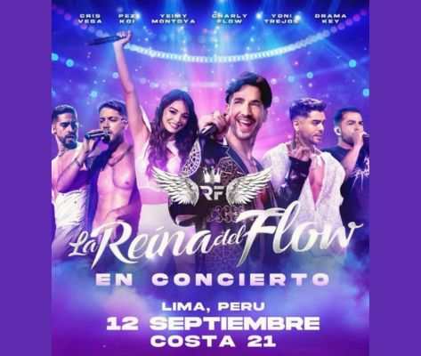 Banner La Reina del Flow en Lima 2026