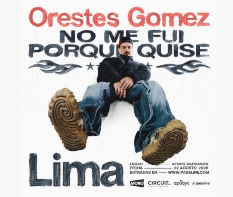 Banner Orestes Gomez en Lima 2026