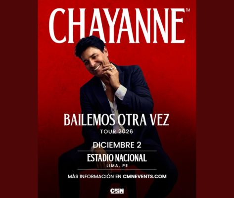Banner Chayanne en Lima 2026