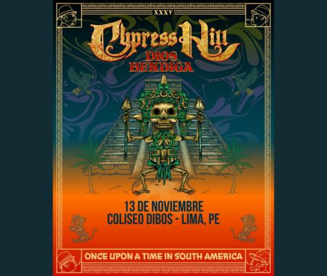 Banner Cypress Hill en Lima 2026