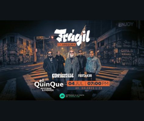 Banner Frágil en Arequipa 2026