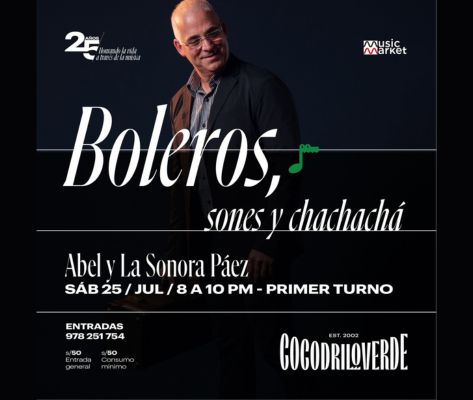 Banner Abel y La Sonora Páez en Cocodrilo Verde 2026
