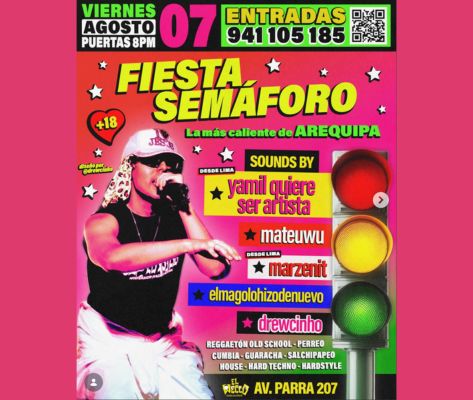 Banner Fiesta Semáforo 2026: Yamil Quiere Ser Artista, Mateuwu y más
