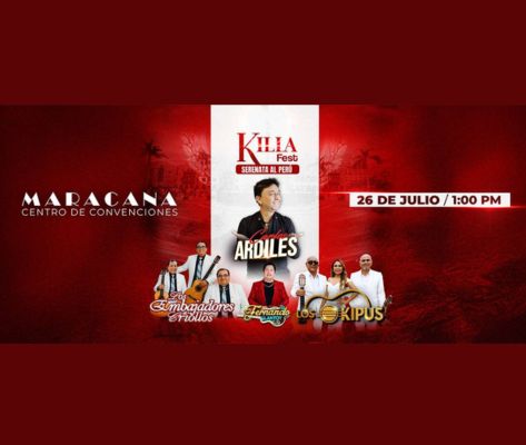 Banner Killa Fest 2026: Los Kipus, Embajadores Criollos y más