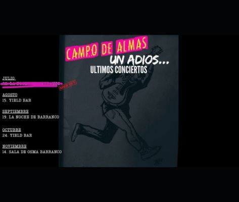 Banner Campo de Almas Un Adiós en Yield Bar 2026